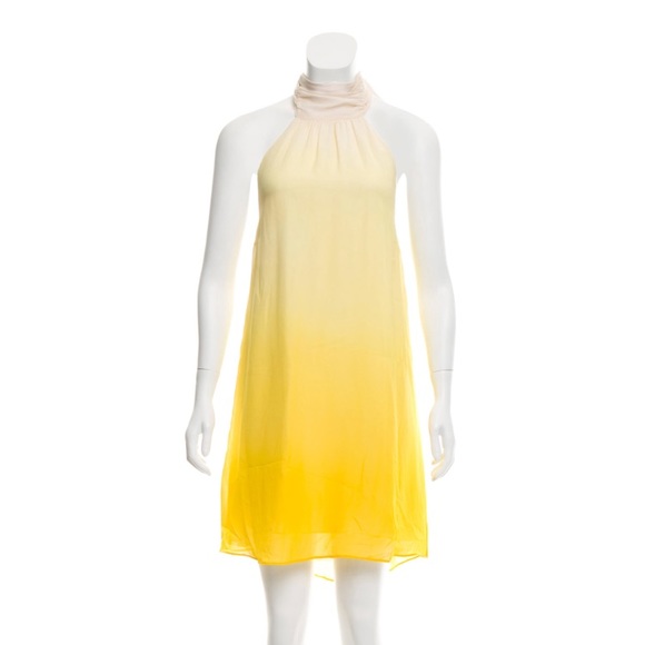 alice olivia yellow dress